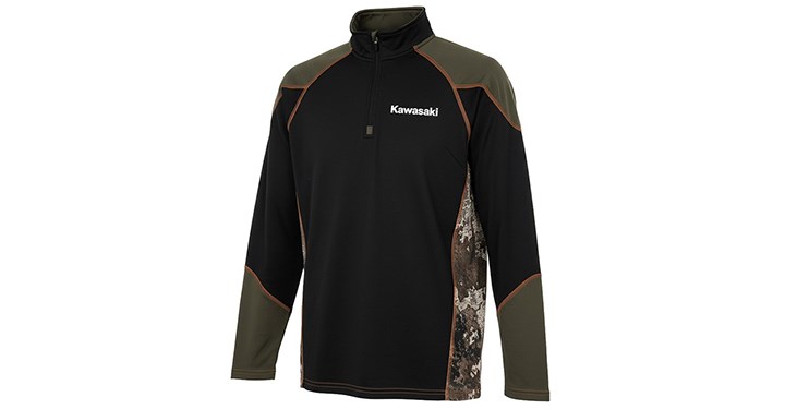 Kawasaki Strata Quarter Zip Fleece Pullover detail photo 2