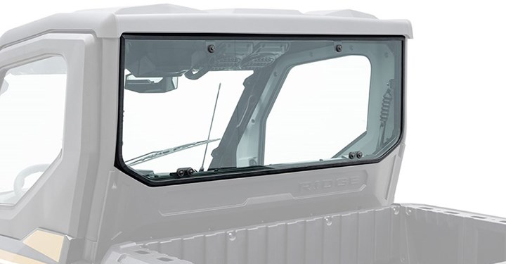 Panneau arrière KQR, verre detail photo 1