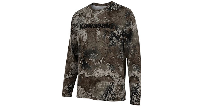 Kawasaki Strata Long Sleeve Camo T-Shirt detail photo 2