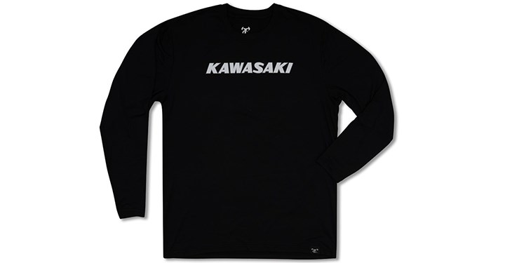 Kawasaki Heritage Logo Long Sleeve T-Shirt detail photo 1