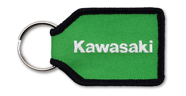 Kawasaki Woven Key Fob detail photo 1
