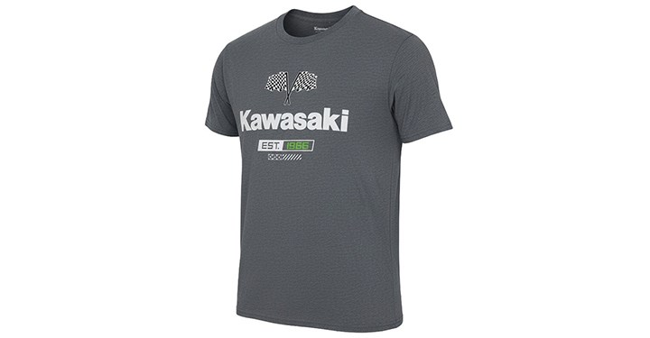 Kawasaki Checkered Flag T-shirt detail photo 2