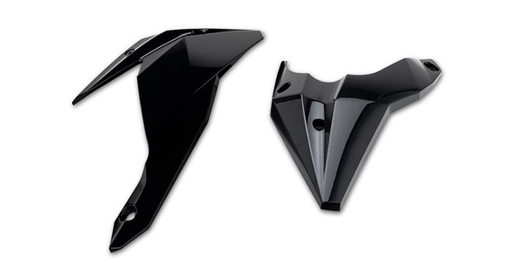 Carénage inférieur, Noir Étincelant Métallisé detail photo 3