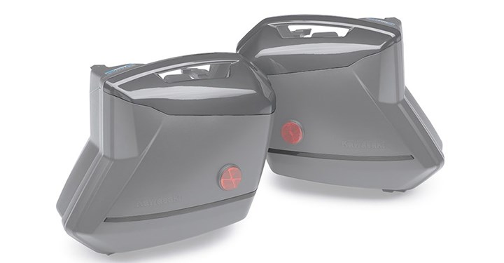 Ensemble de panneau couleurs de sacoches rigides KQR 28 L, Gris Graphène Mat Métallisé detail photo 1