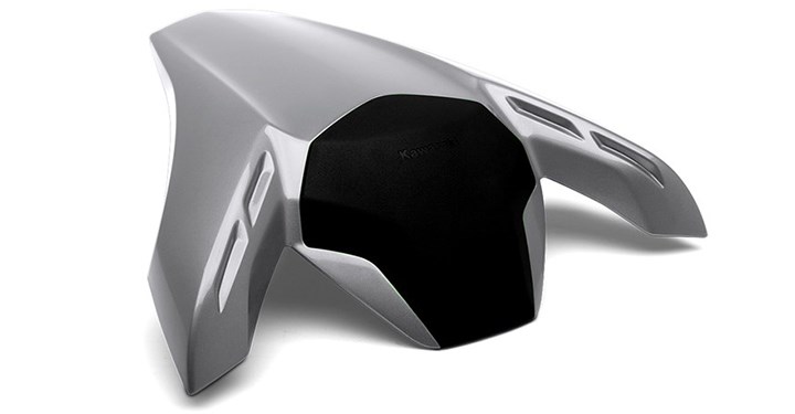 Solo Seat Cowl Assembly, Metallic Matte Graphene Steel Gray detail photo 1