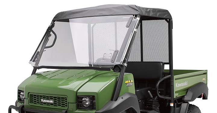 Pare-brise en polycarbonate escamotable detail photo 1