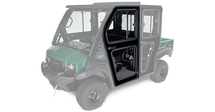 Ensemble de porte avant métallique, Noir super detail photo 1