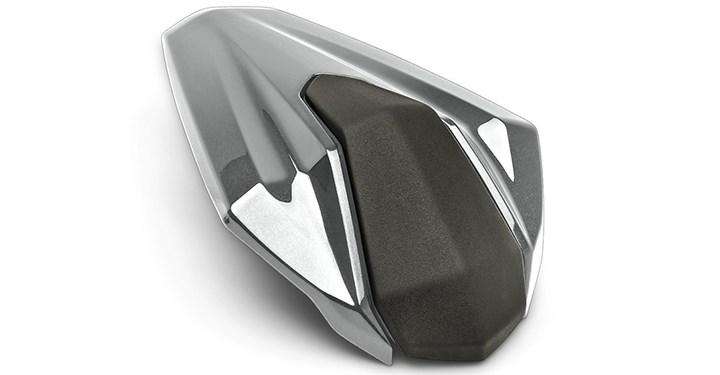 Solo Seat Cowl Assembly, Metallic Raw Titanium detail photo 1