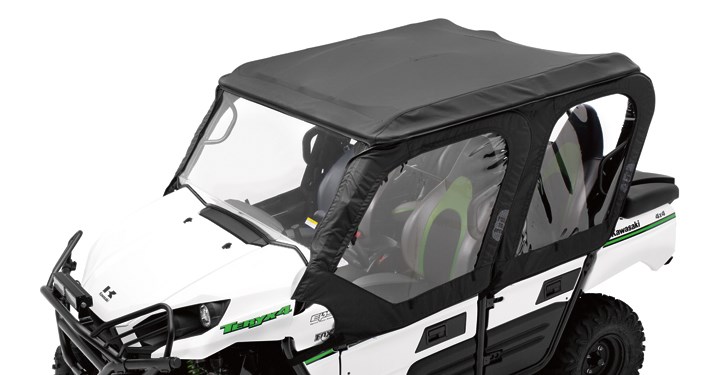 Soft Cab Enclosure Roof and Back, Black detail photo 4