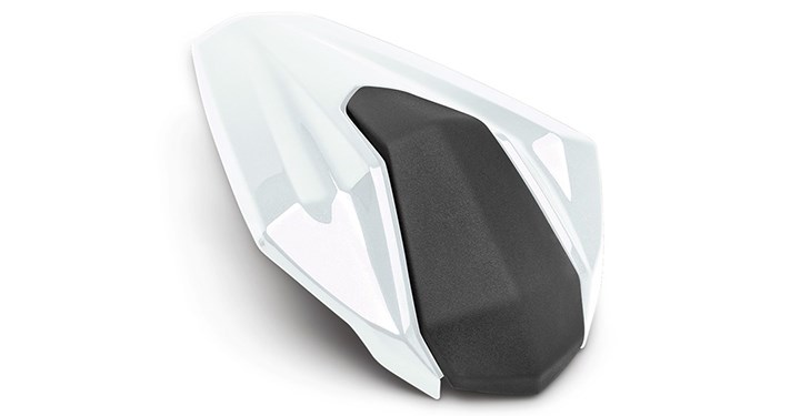 Dosseret amovible monoplace, Blanc Blizzard Perle detail photo 1