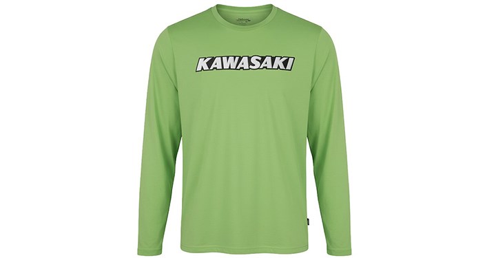 Kawasaki Heritage Logo Long Sleeve T-Shirt detail photo 3