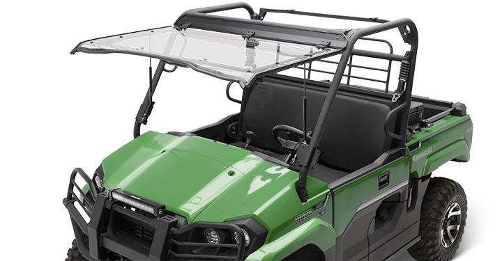 Windshields - Kqr Flip-Up Polycarbonate Windshield