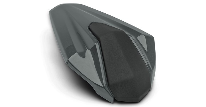 Dosseret amovible monoplace, Gris Graphène Mat Métallisé detail photo 1