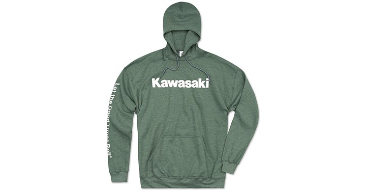 Kawasaki Pullover Hooded Sweatshirt detail photo 1