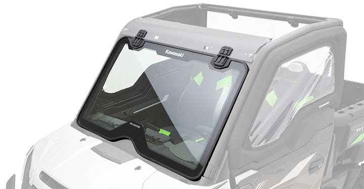 Windshields - Flip-Up Glass Windshield