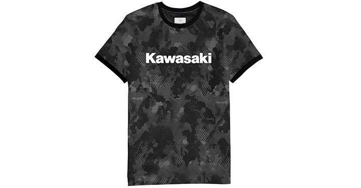 Kawasaki Camo Ringer T-Shirt detail photo 1