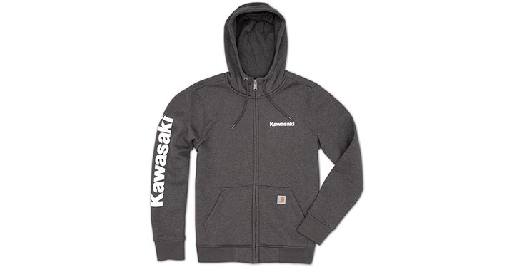 Sweat-Shirt À Capuche Zippé Kawasaki Carhartt detail photo 1