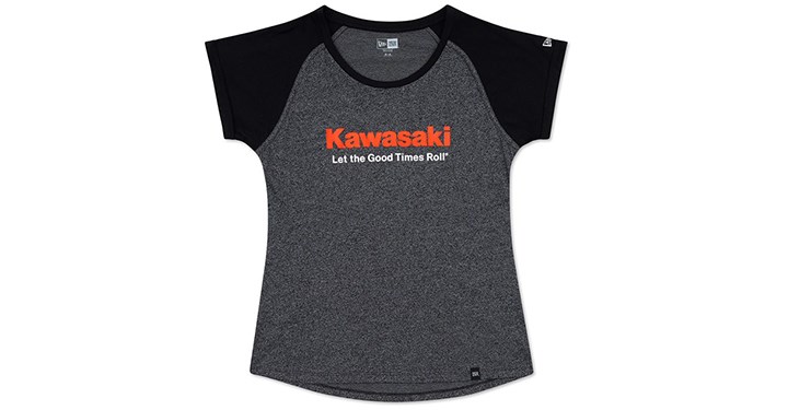 Kawasaki Let The Good Times Roll New Era Raglan Tee detail photo 1