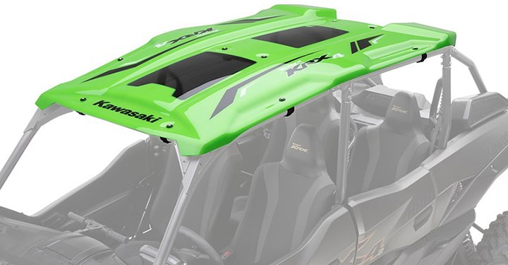 Toit en polycarbonate de premier choix KQR, Vert detail photo 2