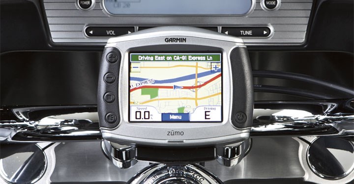 GPS Mount, Chrome detail photo 1