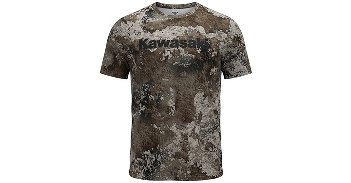 Kawasaki Midnight Camo T-Shirt detail photo 2