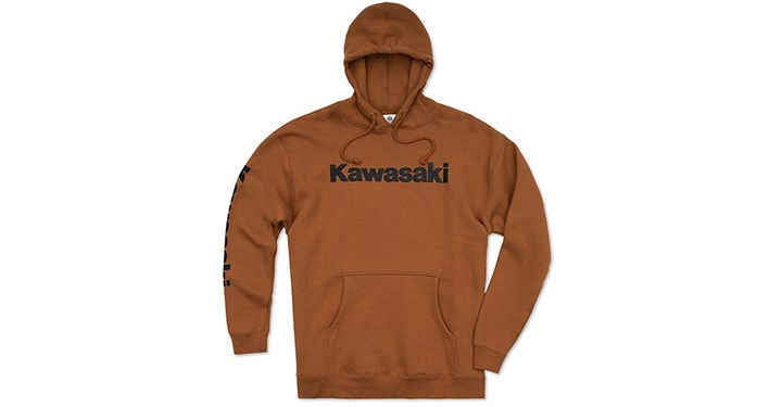 Sweat-shirt à capuche Kawasaki Saddle detail photo 1