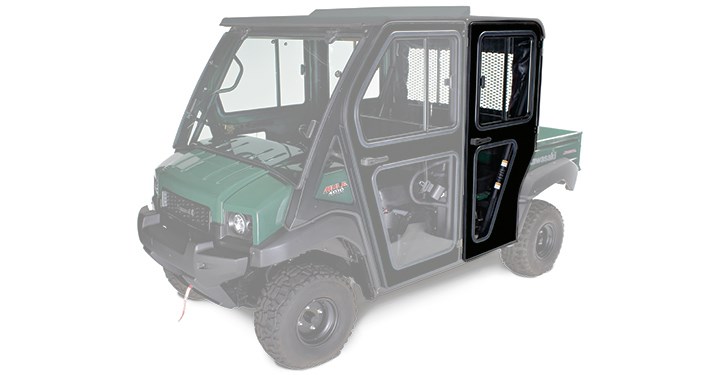 Ensemble de porte arrière métallique, Noir super detail photo 1