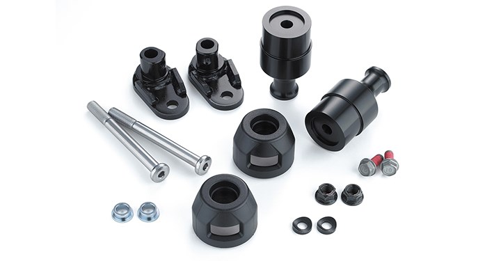 Ensemble de protection à glissoir pour cadre detail photo 1