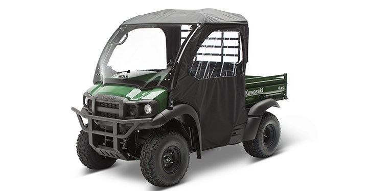 Soft Cab Enclosure Roof and Back, Black detail photo 1