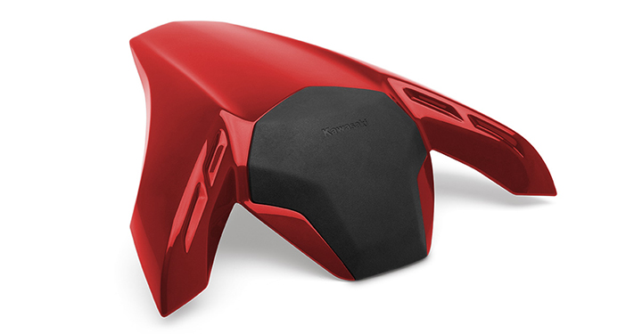 Seats - Solo Seat Cowl Assembly, Candy Persimmon Red