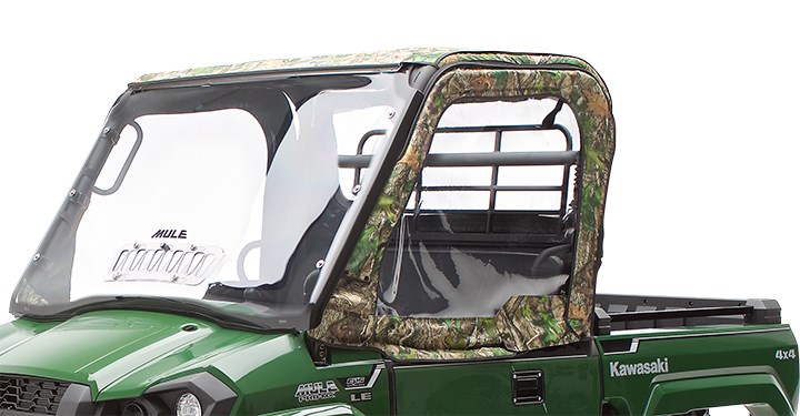 Soft Cab Enclosure Upper Door Set, TrueTimber HTC Green detail photo 1