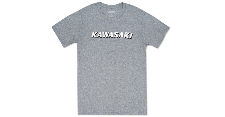 T-shirt avec logo Kawasaki Old School detail photo 1