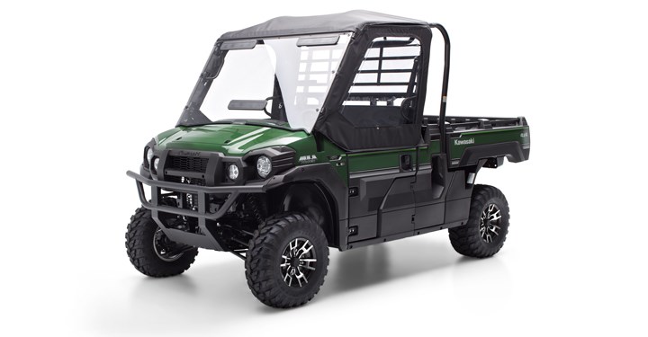 Toile de cabine souple toiture et derrière, Noir detail photo 3