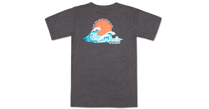Kawasaki Sunset T-shirt detail photo 2