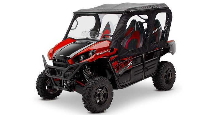 Soft Cab Enclosure Roof and Back, Black detail photo 5