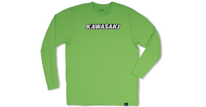 Kawasaki Heritage Logo Long Sleeve T-Shirt detail photo 1