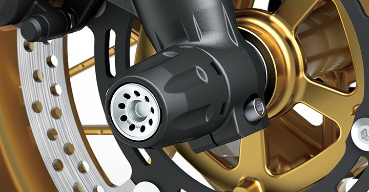 Coulisseaux d'essieu avant detail photo 2