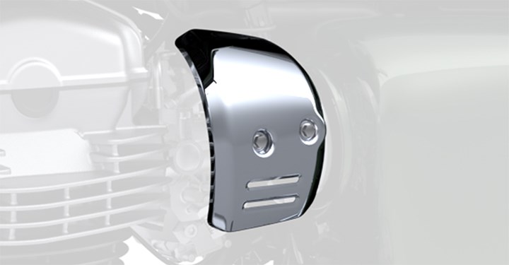 Throttle Body Cover, Chrome, Left Side detail photo 1