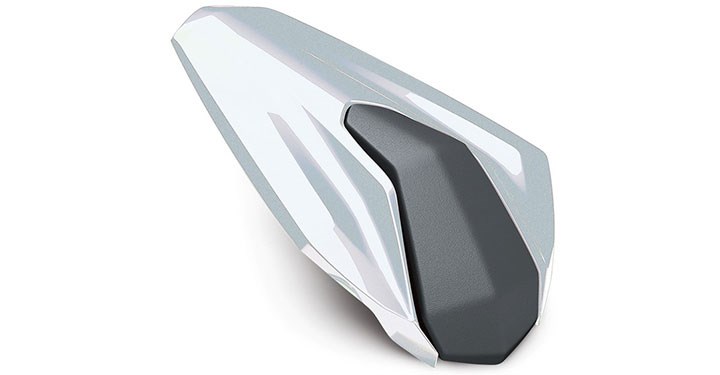 Dosseret amovible monoplace, Blanc Robotique Perle detail photo 1