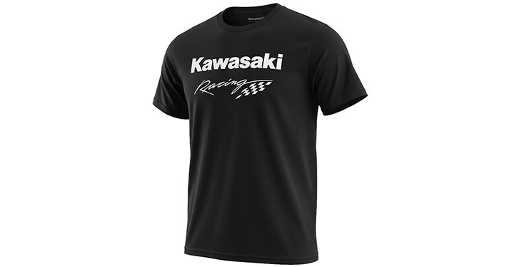 Kawasaki Racing Checkered Flag T-shirt detail photo 1