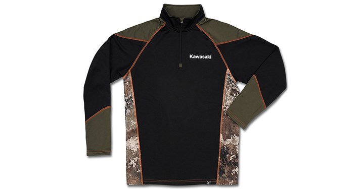 Kawasaki Strata Quarter Zip Fleece Pullover detail photo 1