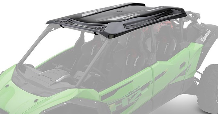KQR Premium Roof, Polycarbonate, Black detail photo 1