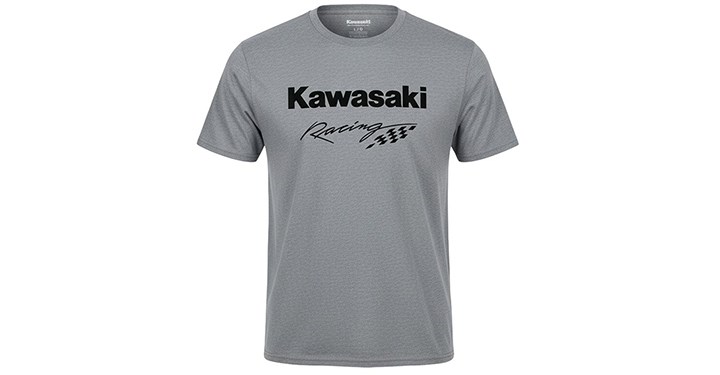 Kawasaki Racing Checkered Flag T-shirt detail photo 1