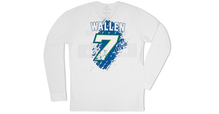 T-shirt manches longues Team Green Morgan Wallen detail photo 2