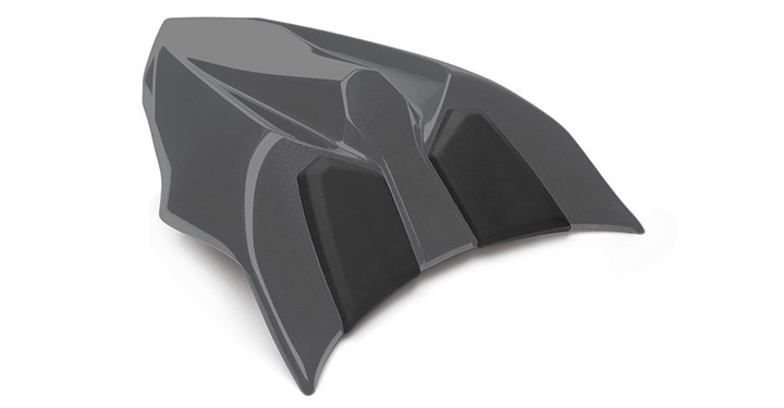 Solo Seat Cowl Assembly, Graystone detail photo 1