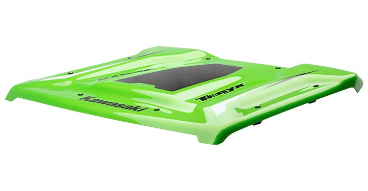 Toit en polycarbonate, vert detail photo 2