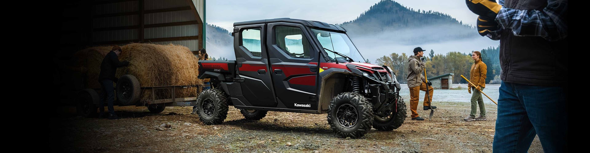 Kawasaki — NEW 2026 RIDGE CREW HVAC & RIDGE CREW PLATINUM RANCH ED. HVAC