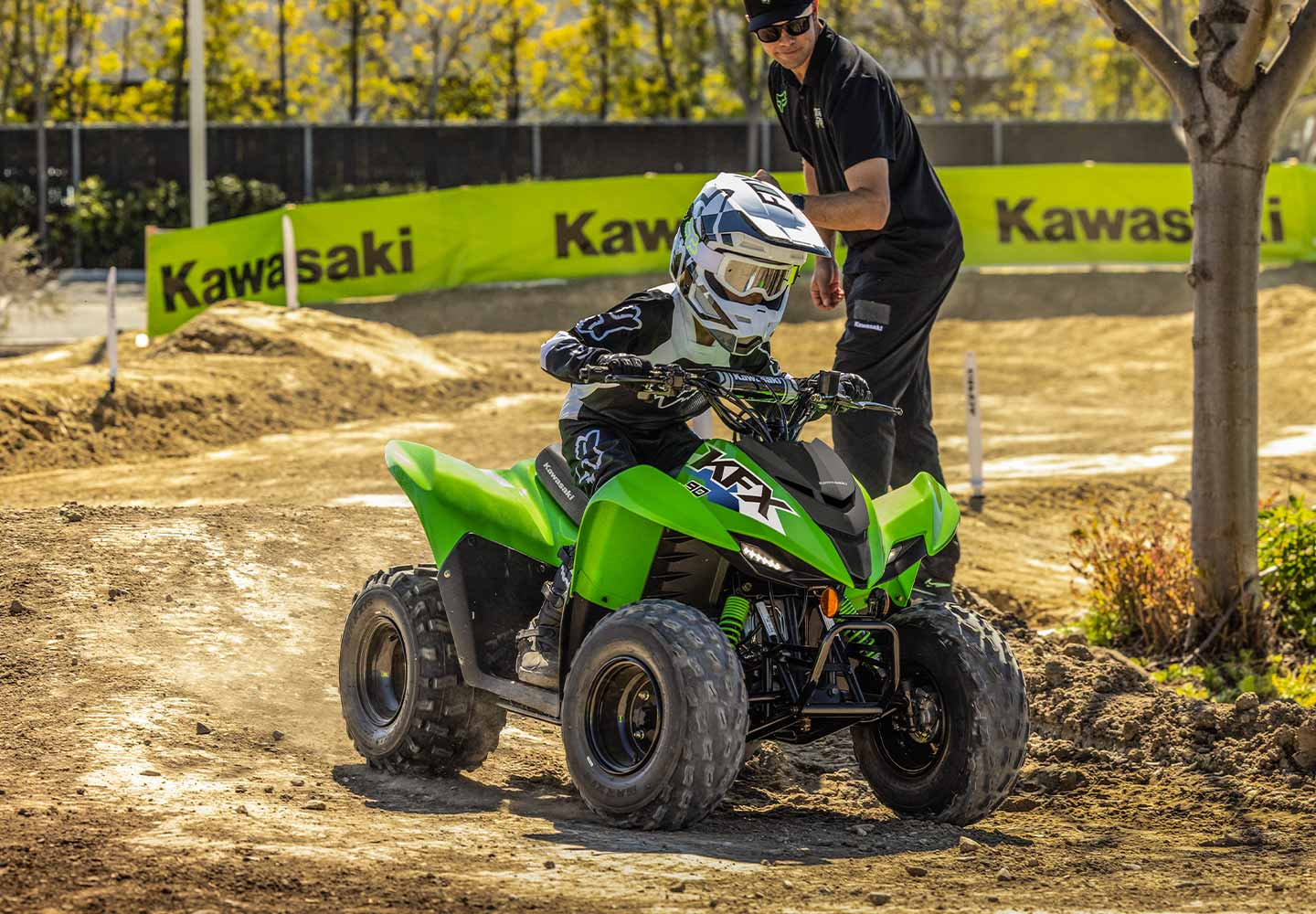 Kawasaki KFX90 | Youth ATV | Mid-Level Four-Wheeler