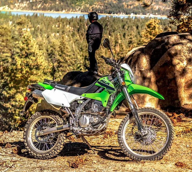 Image of 2023 KLX300  in action