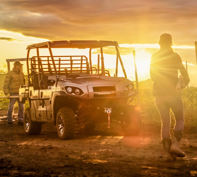 Image of 2024 MULE PRO-FXT 1000 LE RANCH EDITION in action